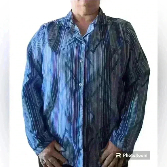 Vintage 1970’s Button Up Blouse - Picture 1 of 2